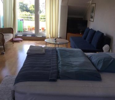 Nippes House | Dachstudio mit Bad und Terasse