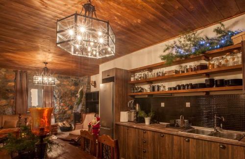 Aghios Athanasios Ski Chalet | Dandy Villas Palios Agios Athanasios - Rustic - Fireplace - Village Square