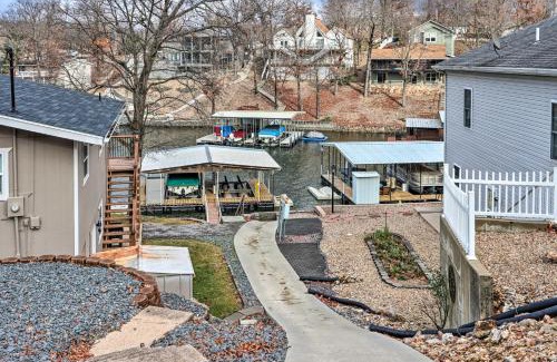 Osage Beach House | Deck and Fire Pit Lake-View Osage Beach Home!