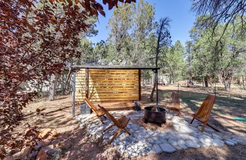 Overgaard House | Decks and Fire Pit Rustic-Modern Overgaard Cabin!