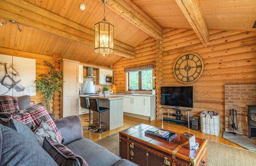 Constable Burton Ski Chalet | Deluxe and spacious lodge perfect for a romantic retreat.
