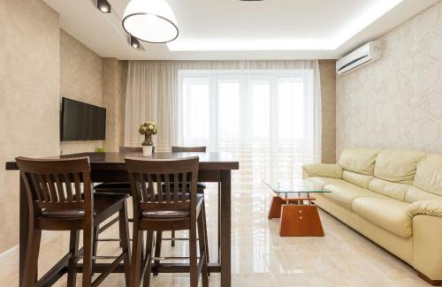 Shevchenkivs'kyi District Apartment | DeLuxe Apartment on Belorusskay Street "Silver Tower"