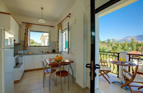 Spartia Villa | Deluxe Kefalonia Apartment | Liakas Village Apartments | Swimming Pool | 1 BDR.