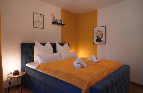 Bad Krozingen Apartment | Design-Apartment I direkt im Zentrum I Boxspring I Nespresso I Terrasse mit Garten I Parkplatz