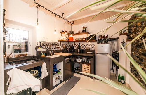Borganzo House | Design apartment on the ground floor of a villa in a typical Ligurian village,