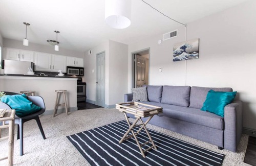 North Dallas Apartment | Designed to Relax + Beautiful Pool