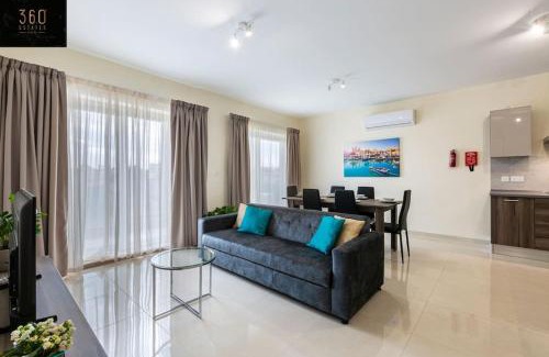 Marsaxlokk Apartment | Designer 3BR home, w/lovely green views & WIFI by 360 Estates