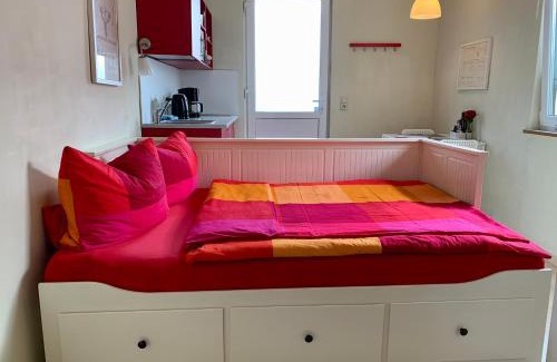 Stotteritz Apartment | die Senfbude - Klein aber fein - wunderschönes Studio-Apartment mit Terrasse und Stellplatz