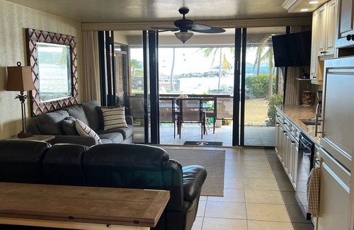 Red Hook Condo | DIRECTLY ON SAPPHIRE BEACH!Walk from your patio to the beach-pool Awesome views.