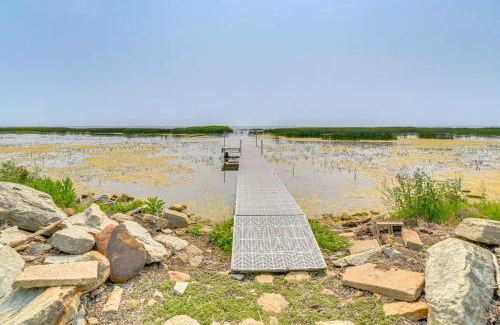 Oconto House | Dock and Panoramic Bay Views Oconto Retreat!