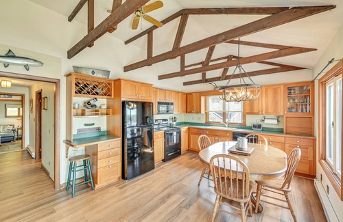 Old Forge Cabin | Dock & Views: Lakefront 'Camp' in Old Forge!