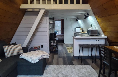 Sherwood Forest House | Dog Friendly A-Frame in the Berkshires! Walk to lake with beach access!