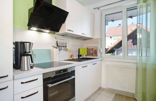 Friedrichshafen Apartment | Dog-Friendly Apartment Haus Rosi with Shared Garden & Wi-Fi