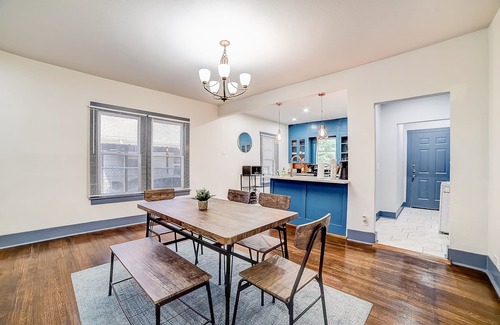 Highland Park House | Dog-friendly hideaway with a large, fenced yard, washer/dryer & AC