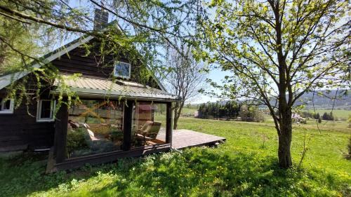 Lasowka House | Domek Adam z widokiem na góry Lasówka