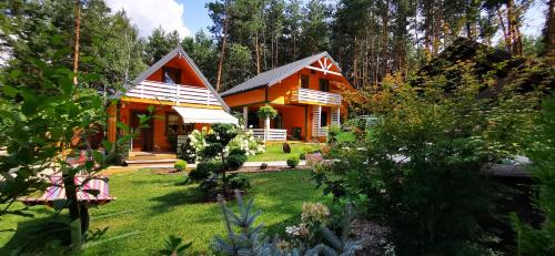 Rakow Apartment | Domek letniskowy całoroczny zalew Chańcza Willa Leśny Czar balia sauna