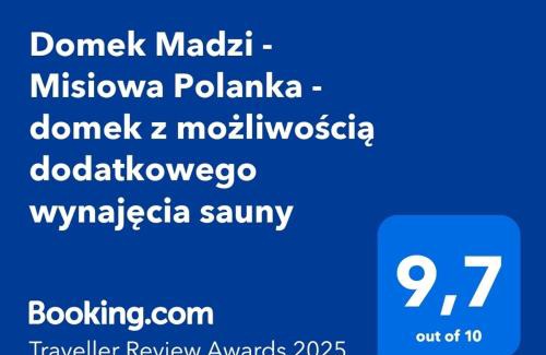 Marciszow Ski Chalet | Domek Madzi - Misiowa Polanka - domek z możliwością dodatkowego wynajęcia sauny