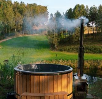 gmina Stezyca House | Domki na Kaszubach z banią jacuzzi - Gołubie - Sikorska Dolina III