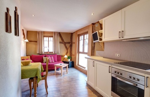 Weiler bei Monzingen Apartment | Doppelzimmer mit Badewanne - Schmidtburger HOF - Wein/Restaurant/Pension