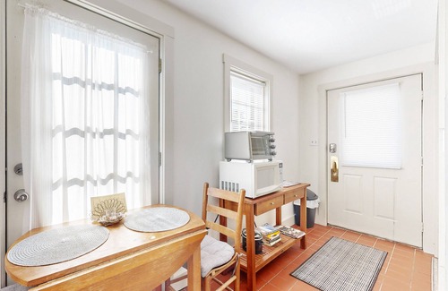 Wiscasset Apartment | Downtown, ground floor studio near the ocean w/patio, outdoor dining area & more
