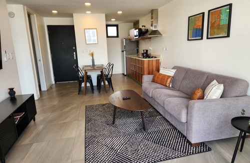 Centro Apartment | Downtown Tijuana on Revolution - City Views with Balcony