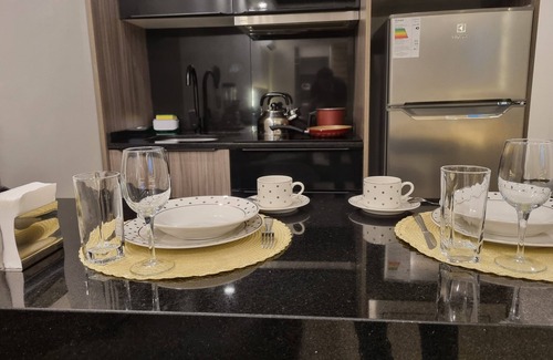 Santa Cruz Apartment | Dpt TV 58"/Swimming pool/Cowork/Gym/Queen Bed