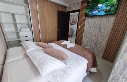 Santa Cruz Apartment | Dpto 1 dorm, 2 TVs, 2 AirCond, piscina & cowork