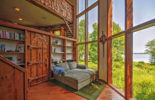 Prospect Harbor House | Dragonwood Castle on Waterfront with Stunning View