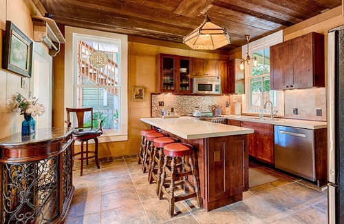 Cazadero House | Duncans Mills historic beauty with vast valley views & hot tub - pets ok!