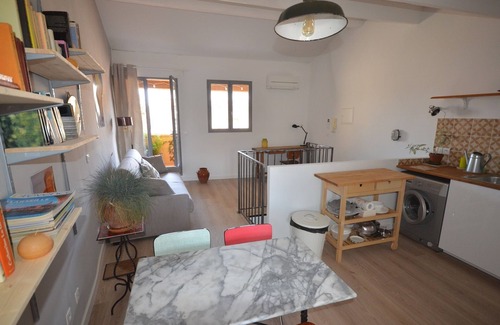 Aix-en-Provence Historic Centre Apartment | Duplex Historic City Center/Rooftop view balcony/air conditioning/free wifi