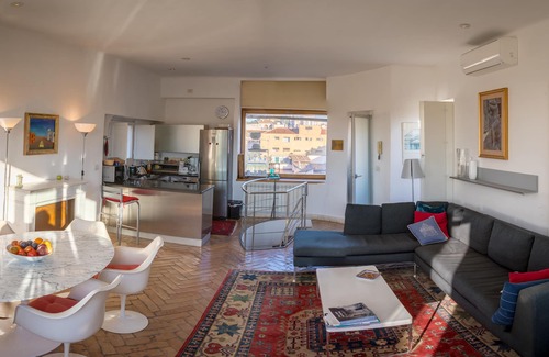 Rione IX Pigna Apartment | Duplex Pantheon Terrace Panoramic Views of San Peter dome, Pantheon and