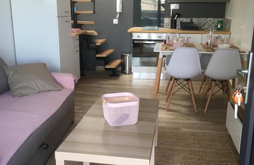 Tarbes Apartment | Duplex with bioclimatic pergola jacuzzi in town