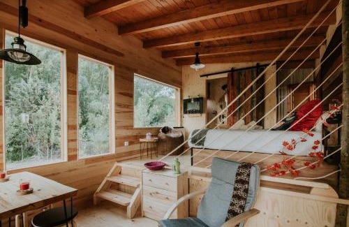 Anguciana Ski Chalet | DURMIENDO ENTRE ARBOLES, Bonita cabaña en La Rioja