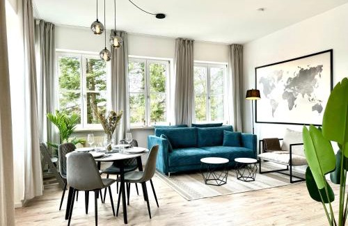 Gersthofen Apartment | E&K living - city central - design apartment - SKY-TV - free parking