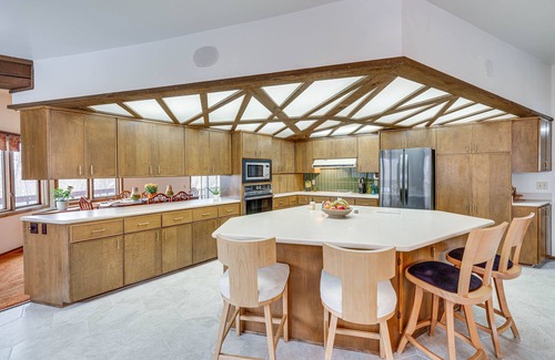 Hubertus House | Eclectic Hubertus Home w/Game Room & Fire Pit!