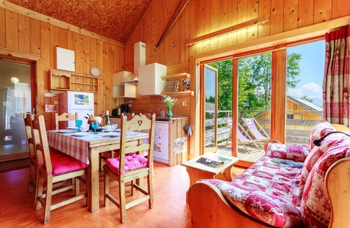 Saint-Bernard Ski Chalet | Ecological chalet 2/8 places, family resort, nature, mountain, SPA, Hammam
