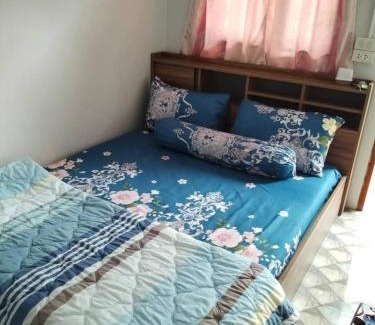 Rayong Apartment | Economy double room with fan only and external bathroom facilities
