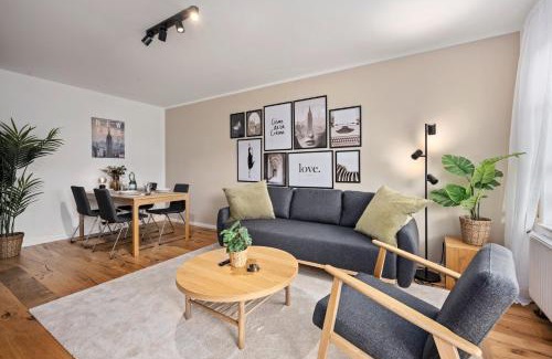 Schloßchemnitz Apartment | EDLER WOHNRAUM Luxuriöses Apartment mit Balkon, Boxspringbett, Kaffeevollautomat, Lift & Parkplatz