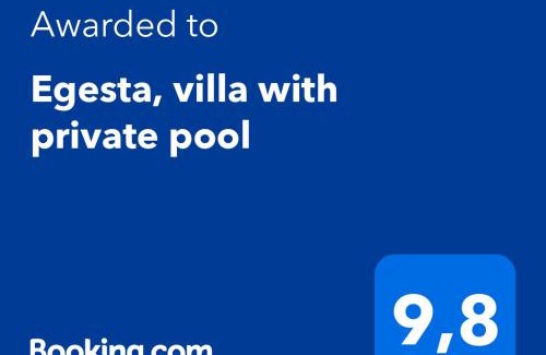 Calatafimi Villa | Egesta, villa with private pool