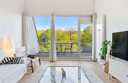 Dommeldange Apartment | Elegant 1BR Apt: Balcony, Pool, Central Location