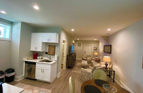 Wilmont Apartment | Elegant King Bed Apartment In Quiet Neighborhood