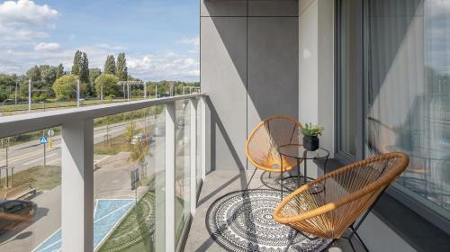 Nowy Port Apartment | Elegant Studio for 2 People in Gdańsk by Noclegi Renters
