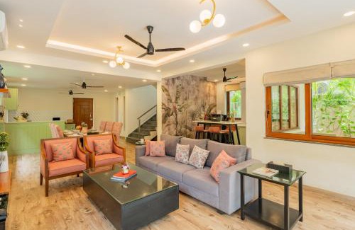 Siolim Villa | ELIVAAS 3 BHK Pvt Pool & Bar - Villa Valerie