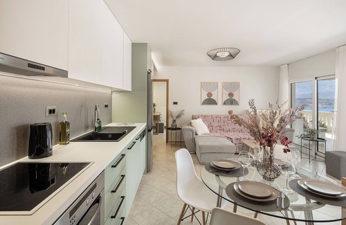 Sternes Apartment | Elysian View Chania, Apartment Close to Marathi Beach With Sea View