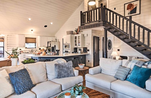 Maysville Cabin | Enchanting Forested Cabin w/Fire Pit & Grill