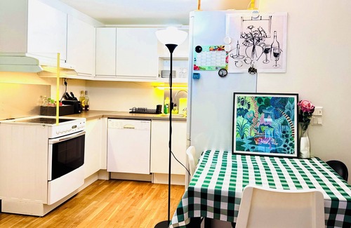 Oslo City Centre Apartment | Enjoy Nordic historical culture from Family-friendly Charming 2bedroom