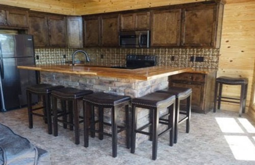 Titus Cabin | Enjoy our lakefront cabin for great fishing, fun on the water, and relaxation!