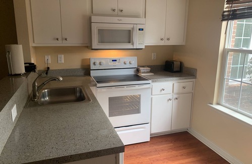Berkeley Condo | Enjoy Williamsburg from your modern 4BR/4BA at Greensprings Resort. Great value.