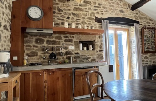 Lacapelle-Segalar Villa | Ensemble de 3 maisons en pierre avec piscine chauffée
