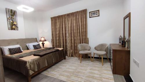 Al Nahda Apartment | entire Luxury and family One Bed Room living Room in front Of Beach